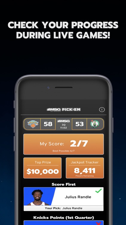 MSG Pick'Em Graphic 6